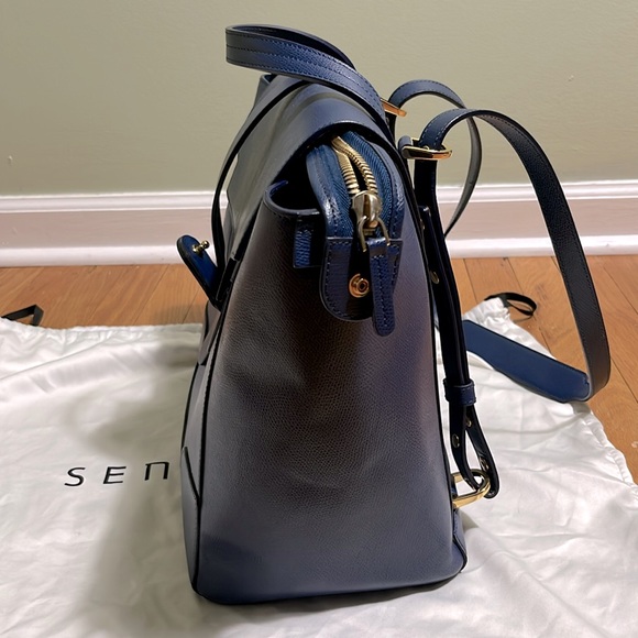 {{senreve}} Maestra Bag Pebbled Marine Large - Picture 10 of 16
